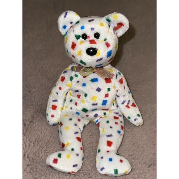 Ty Beanie Baby Ty 2K Bear Rare, Retired, w/errors - Perfect Condition - Picture 1 of 4